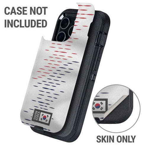 South Korea Soccer Flag Otterbox Defender iPhone Skin